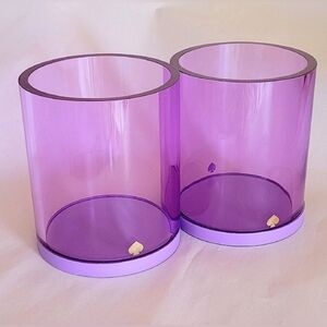 🆕️Kate Spade Colorblock Home Decor Accent PURPLE PEONY